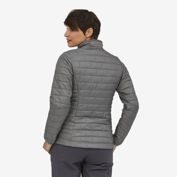Patagonia Nano Puff Jacket Gray Women's Small - Picture 6 of 6